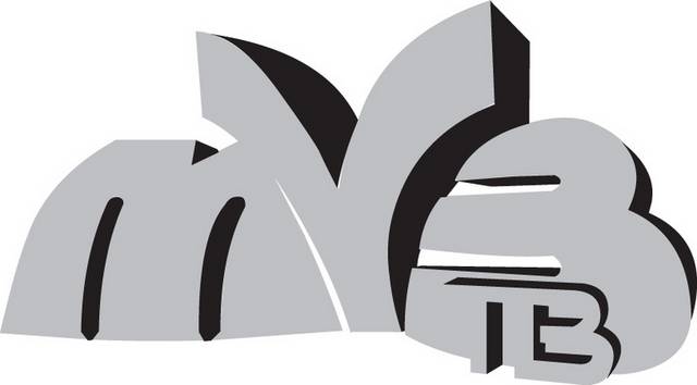 灰色立体字母logo标志设计