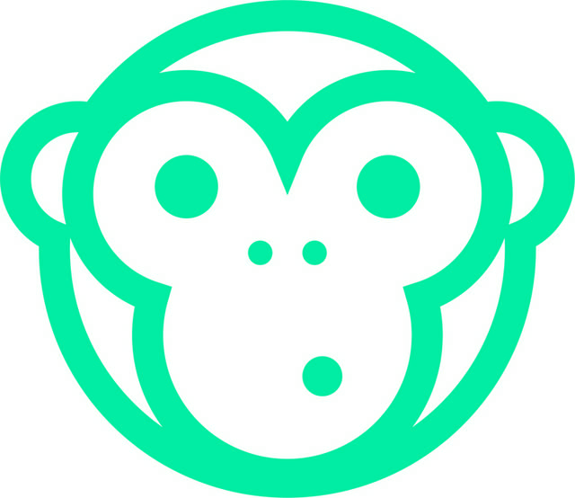 绿色猴子LOGO图标标志