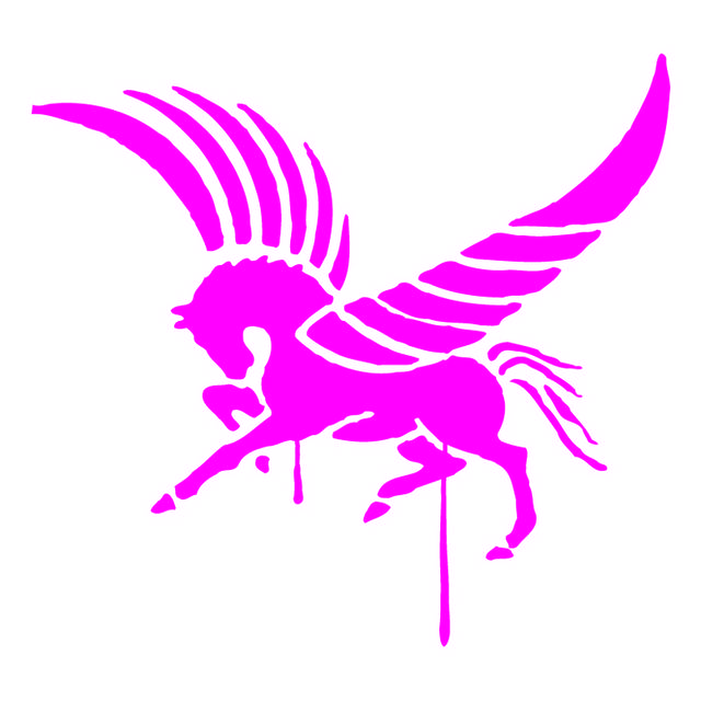 紫色飞马LOGO图标