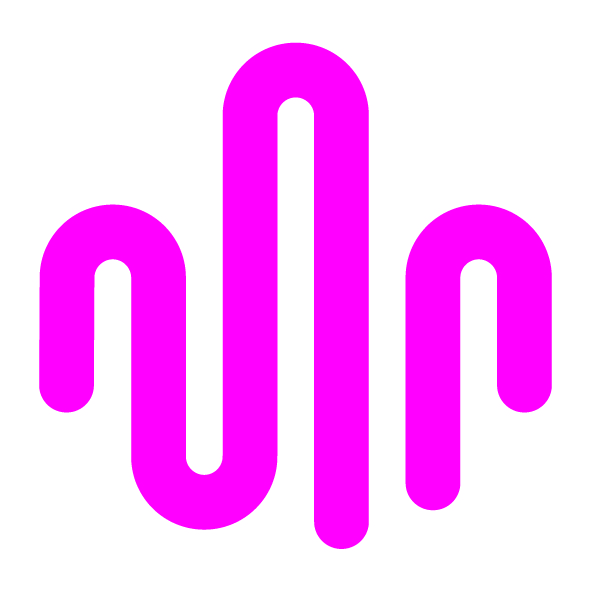 粉色线条logo设计
