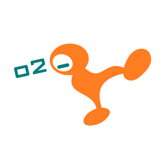 橙色小人logo设计图标