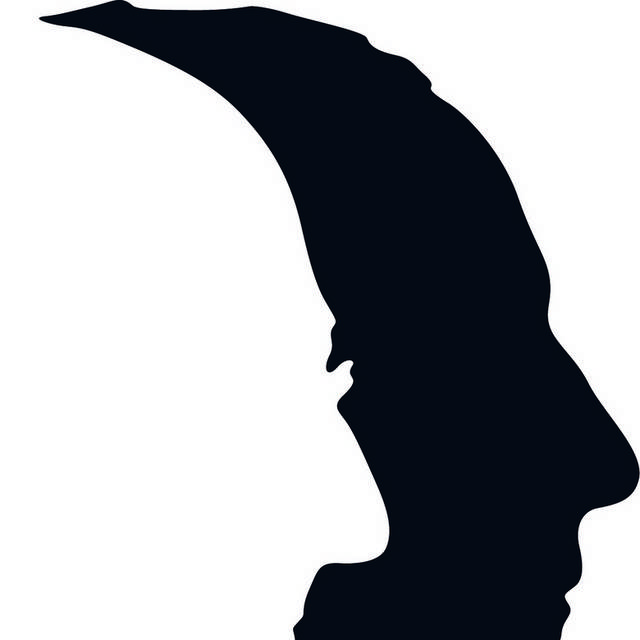 黑色人脸logo设计图标