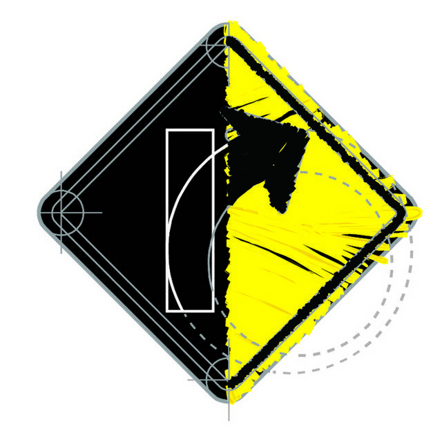 黑黄图标logo设计图标