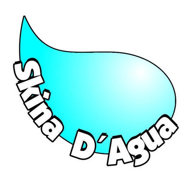 卡通蓝色水滴logo设计图标