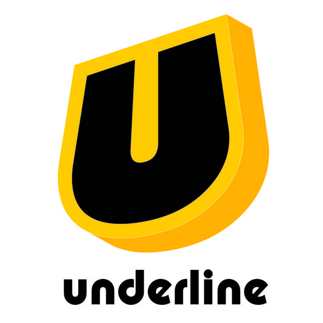 卡通黄色字体logo设计图标