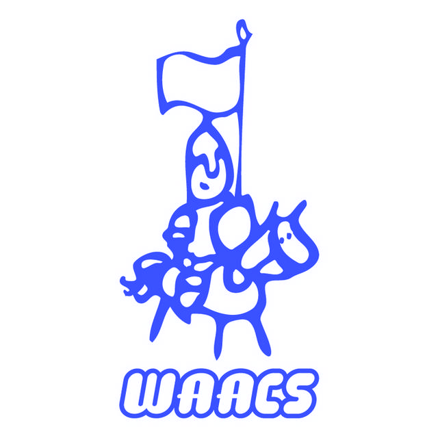 卡通蓝色小人logo设计图标