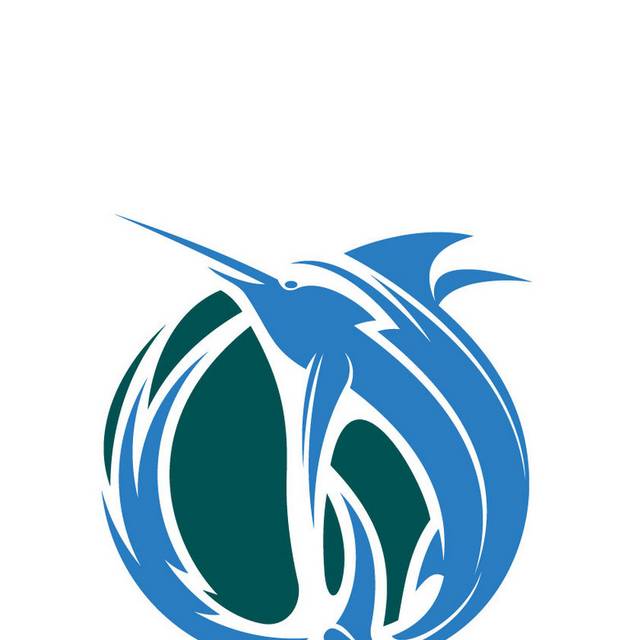 鱼类海豚标志LOGO