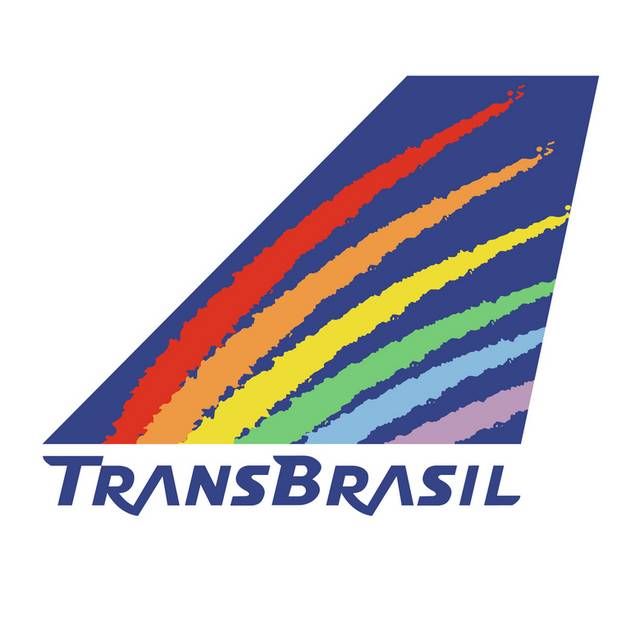 彩虹色条纹组合logo