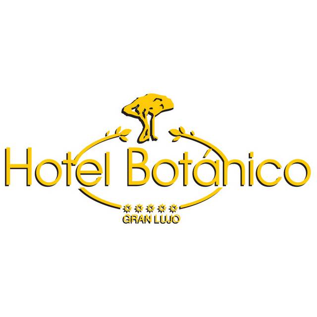 黄色立体字酒店logo