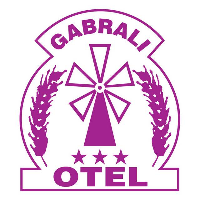 紫色风车酒店标志