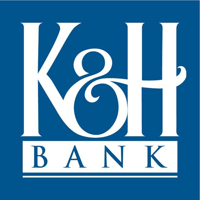 蓝色KH银行logo