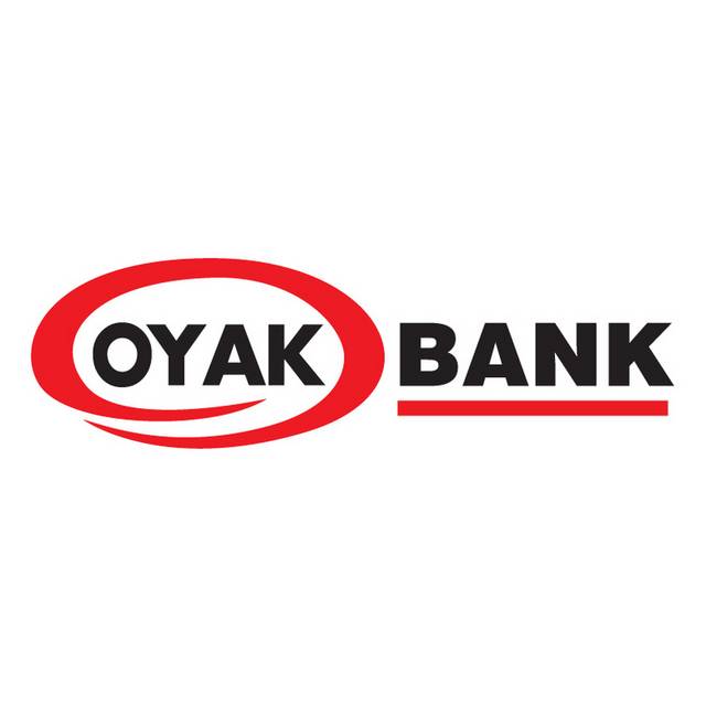 红黑组合OYAK银行logo