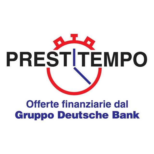 红色钟表银行logo