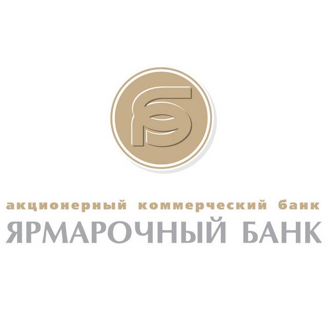 金色图文银行logo