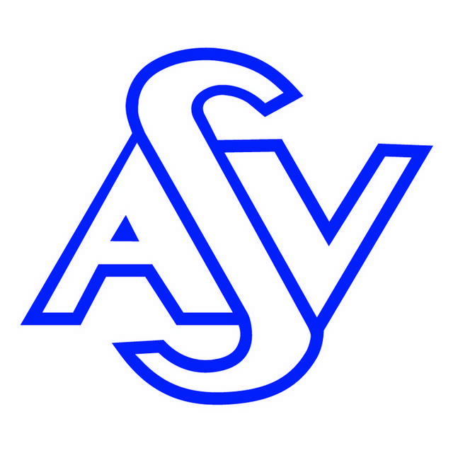 时尚蓝色艺术字logo图标