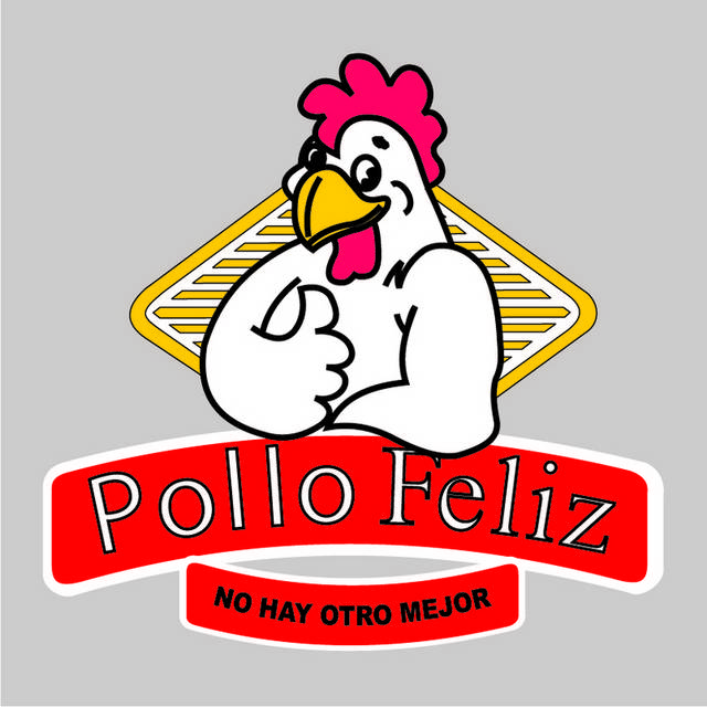 卡通公鸡logo图标设计