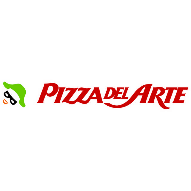 时尚字母披萨logo设计