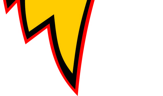 红黄抽象标志素材设计