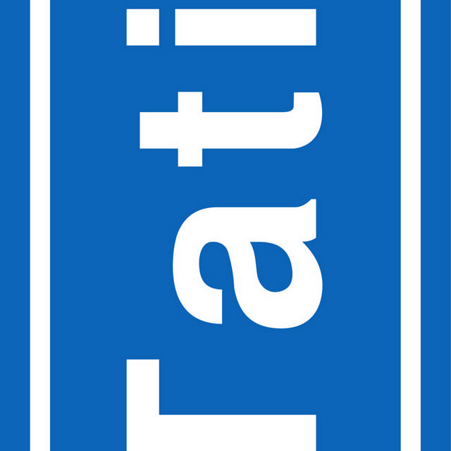 蓝色设计英文logo创意素材