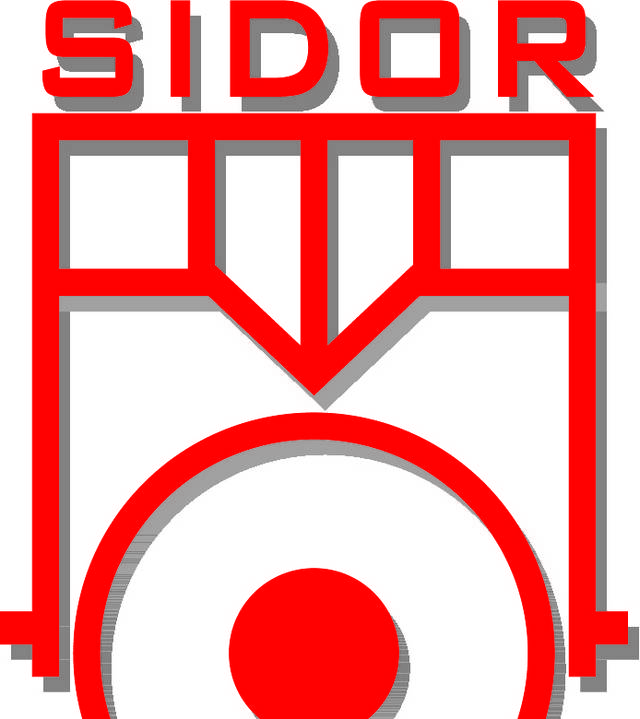 红色线条标志logo