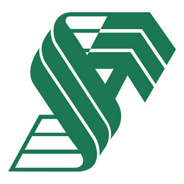 绿色线条标志logo