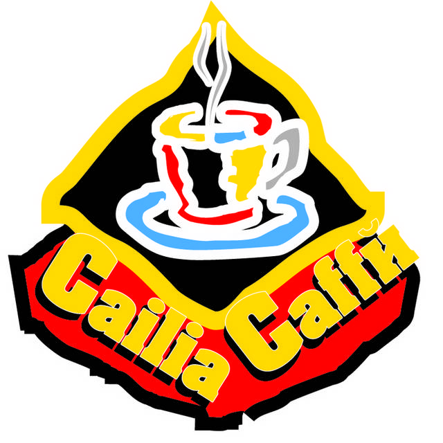 多彩咖啡杯logo
