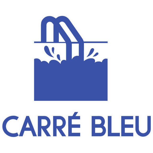 蓝色游泳池logo