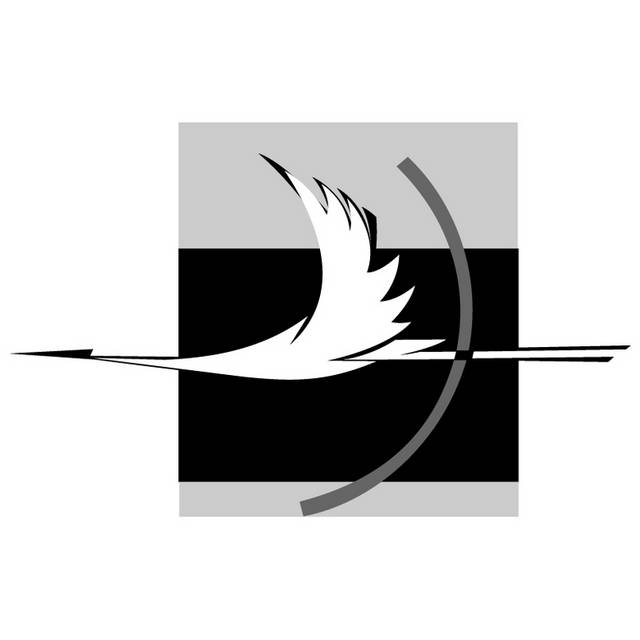 白色飞鸟简约logo