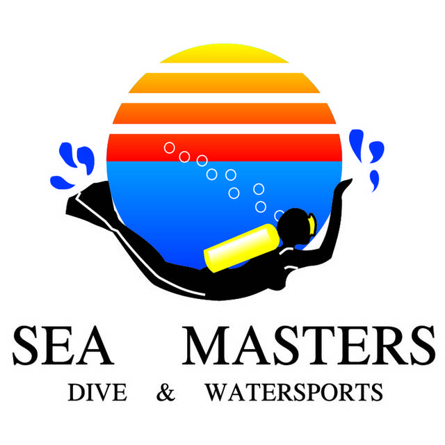黑色潜水的人设计logo