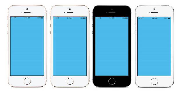 高清苹果se样机psd