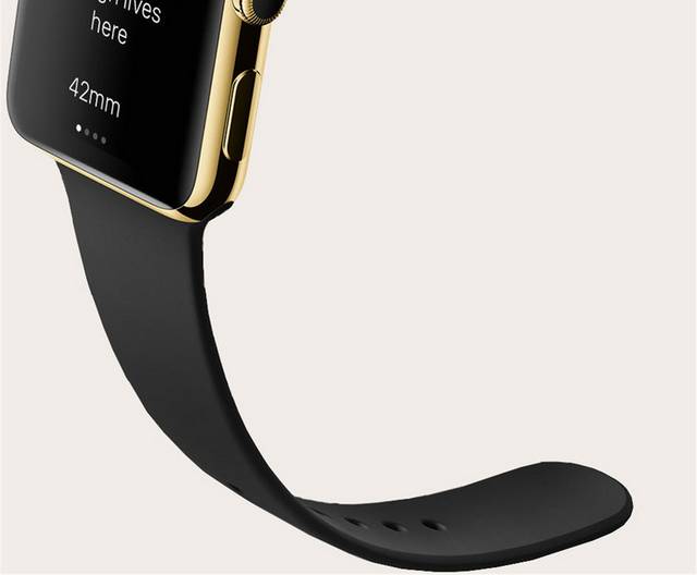 黑色时尚苹果手表样机