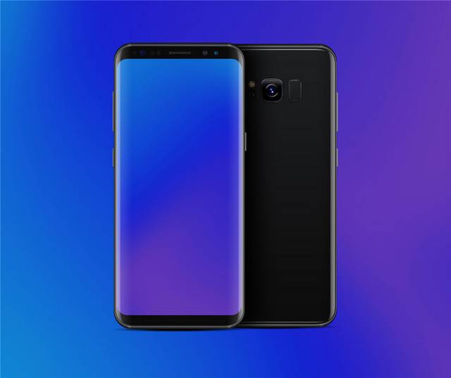 三星S8正反面样机psd