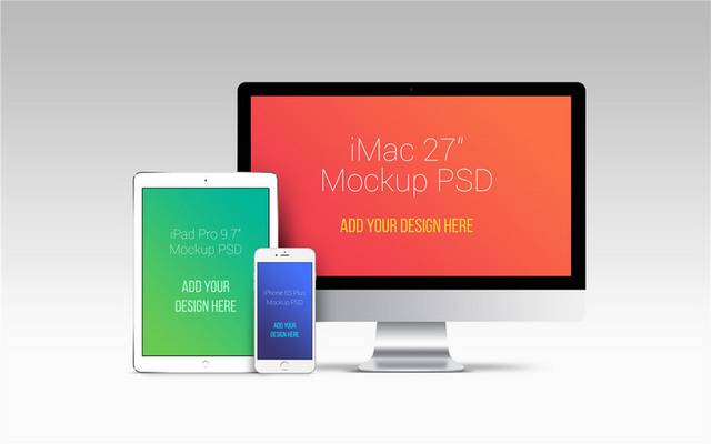 高清苹果机使用场景样机psd