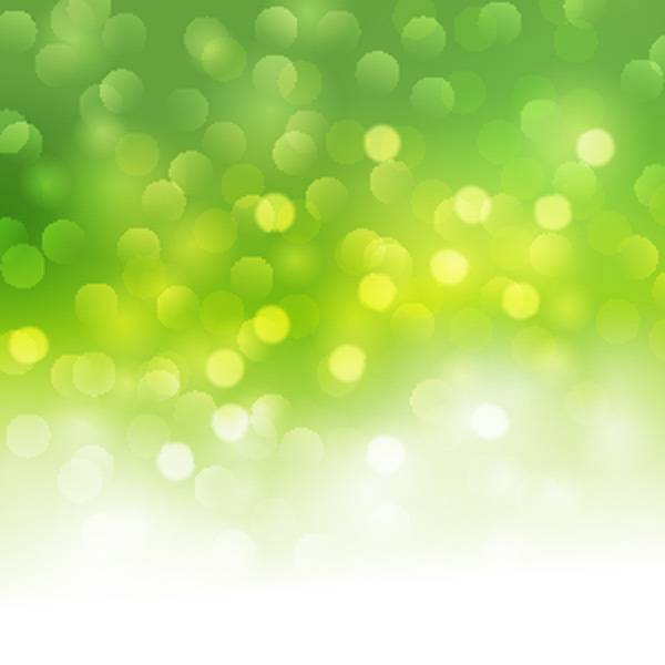 绿黄光效炫彩元素