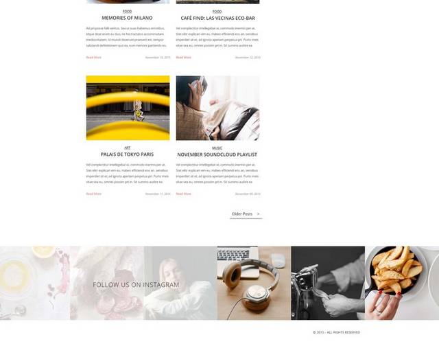 创意设计模版网页