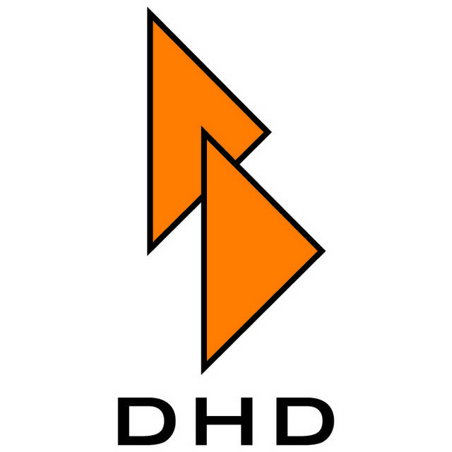橙色三角英文logo