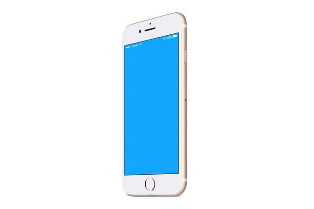 高清白色苹果7手机贴图psd
