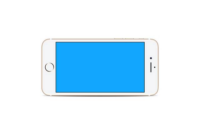 简约白色苹果7手机样机贴图psd