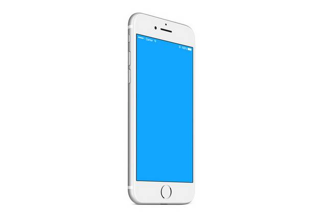 时尚白色苹果4手机贴图