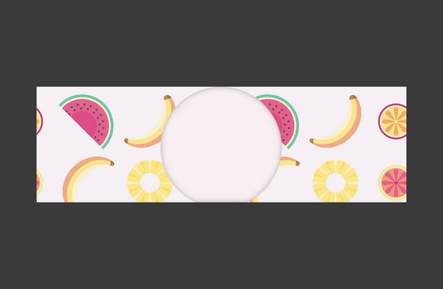 水果banner背景模板