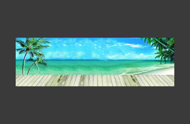 海滩banner背景
