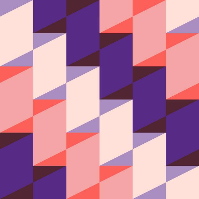 紫红色几何抽象图案