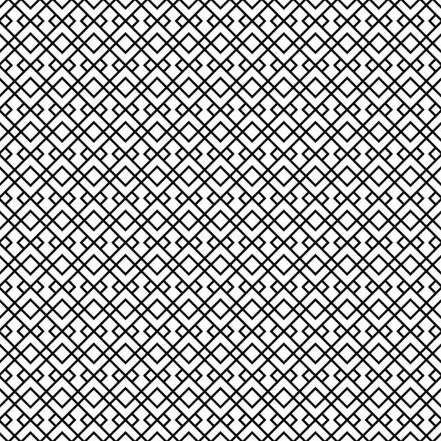 几何抽象黑白图案