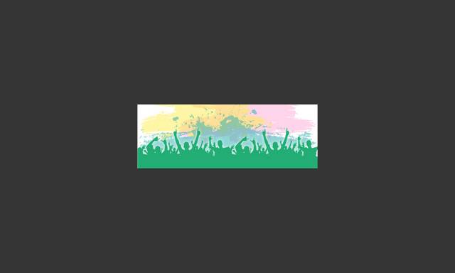 绿色草丛banner背景设计