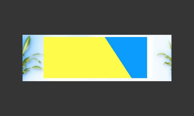 蓝黄banner背景模板
