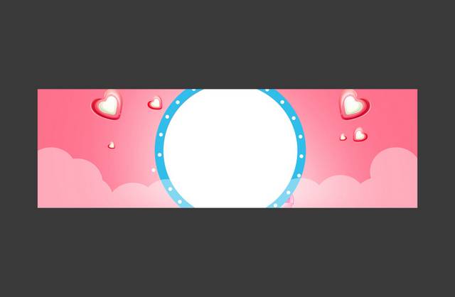 红色立体背景banner