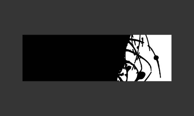 黑白抽象banner背景模板