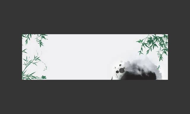 植物banner背景素材