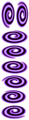 紫色螺旋游戏光效