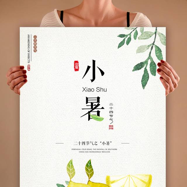 传统节气之小暑海报设计